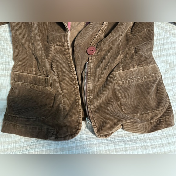 Fossil Brown Cord Corduroy Jacket 90s Y2K - Picture 3 of 7